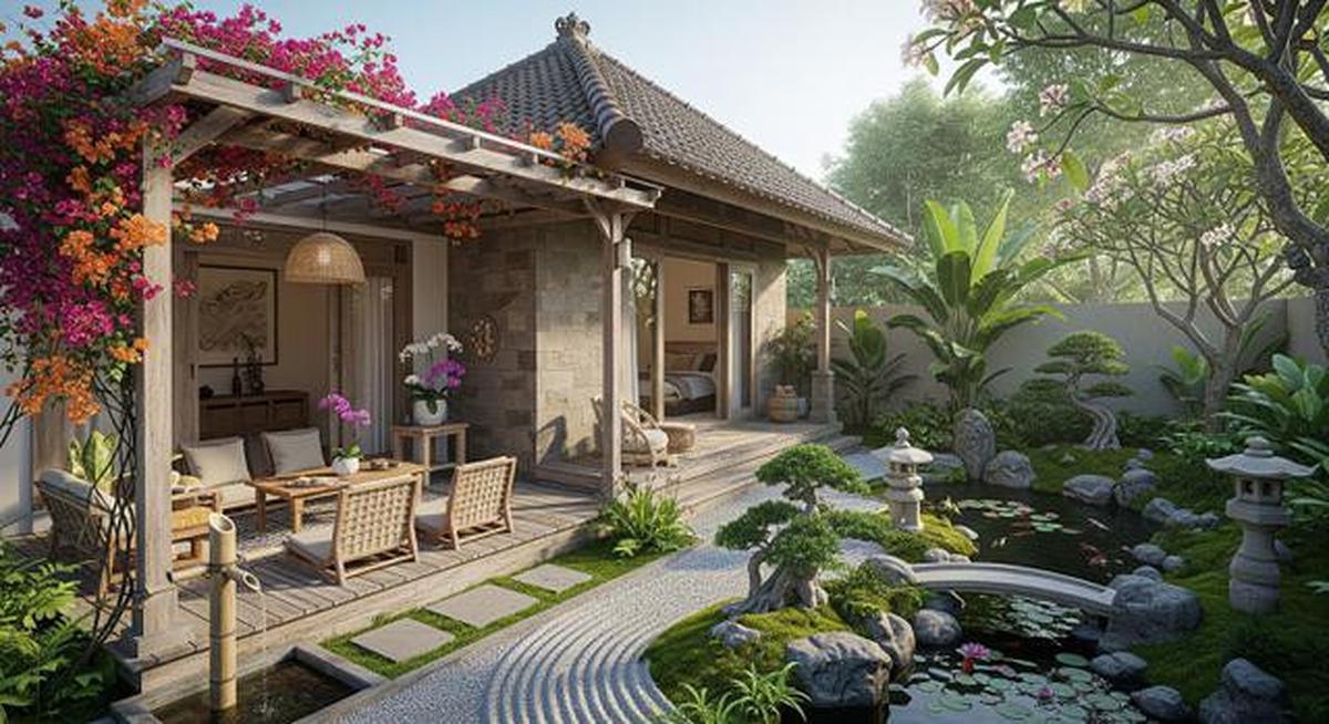 7 Model Rumah Mungil Tapi Punya Kebun dan Teras Samping yang Lega, Inspirasi Hunian Asri Modern