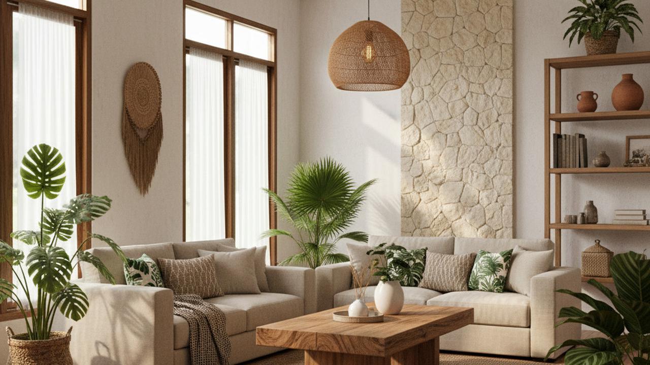 Rumah Minimalis Gaya Rustic Tropis