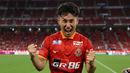 Selanjutnya ada bek sayap Ryoya Morishita (26 tahun) yang menjadi andalan Nagoya Grampus musim ini. Ia kembali dipanggil Moriyasu setelah menjalani debutnya melawan El Salvador pada laga persahabatan bulan Juni lalu, satu-satunya caps yang ia miliki hingga sekarang. (Dok. J.League)