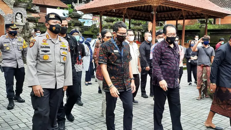 Menparekraf Sandiaga Salahuddin Uno di bali