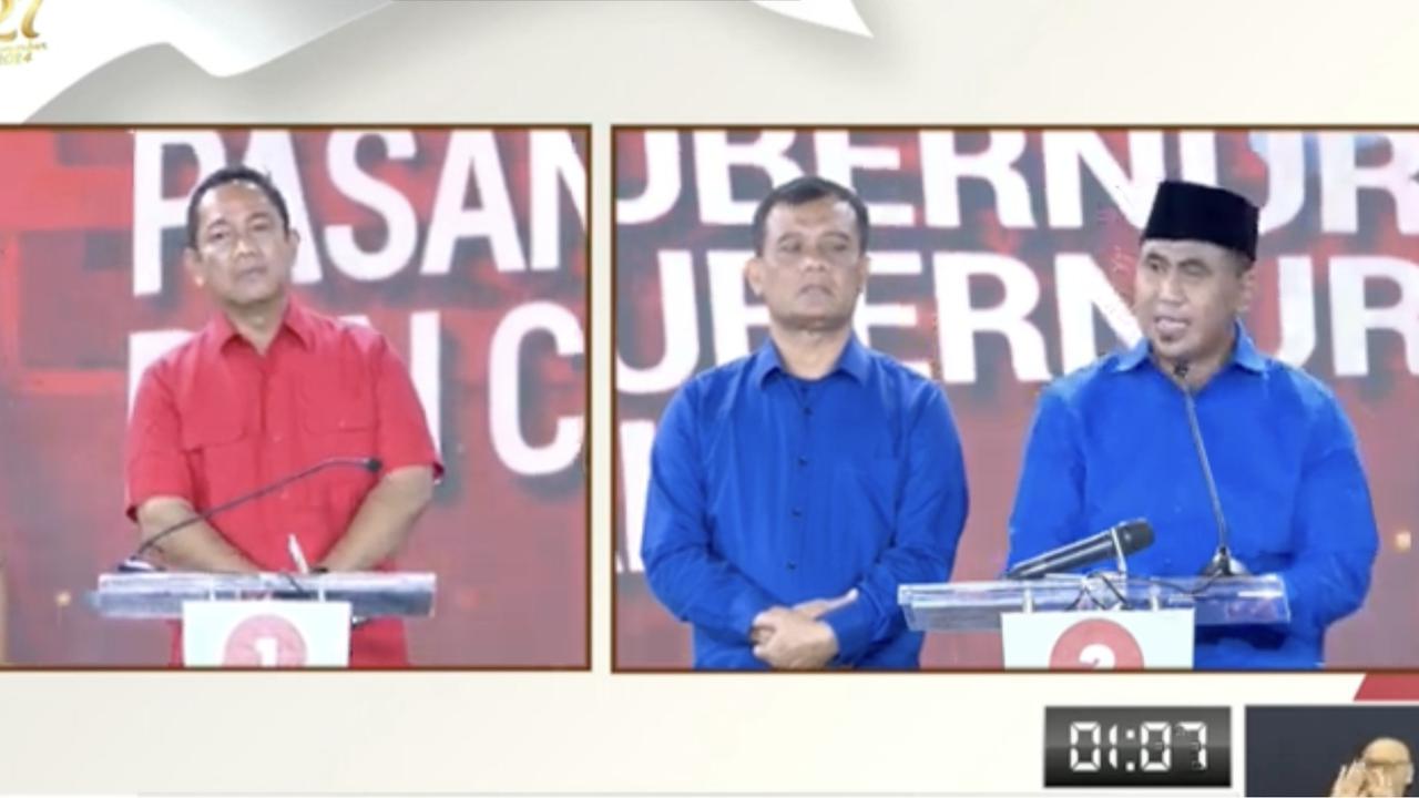 VIDEO: Jenderal Andika 'Rambo' Gugup, Luthfi Lugas Berapi-api Sampaikan Visi Misi di Debat