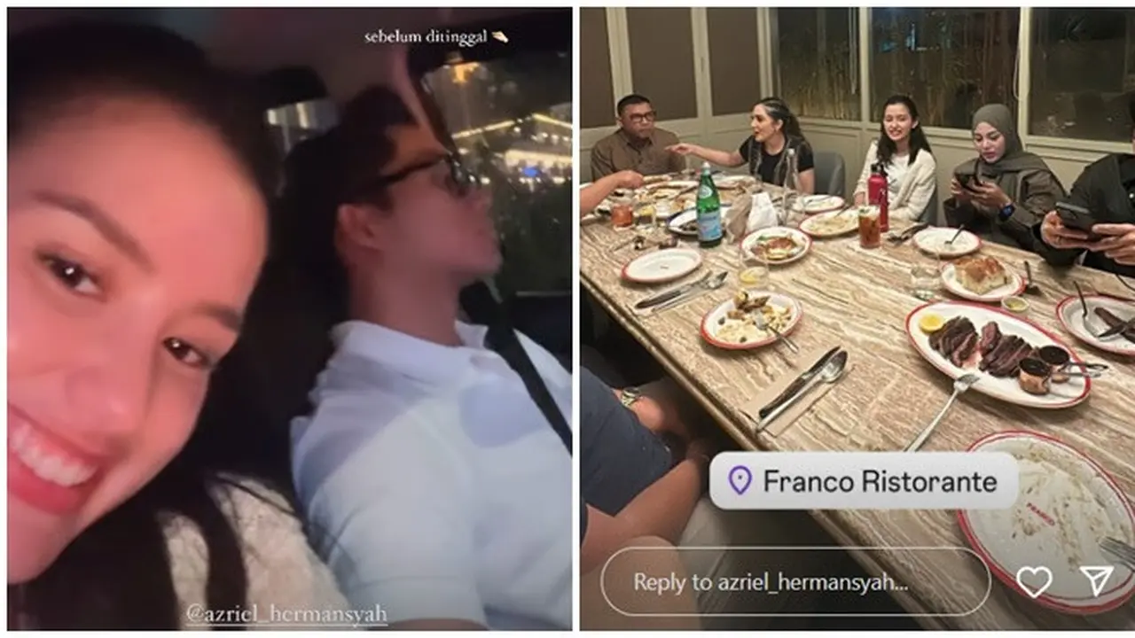 Bakal Kuliah di Inggris, Ini 6 Potret Dinner Sarah Menzel Bareng Keluarga Azriel