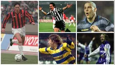 Tahun 90an merupakan era kejayaan bagi Serie A, seluruh bintang top dunia berebut untuk mentas di negeri spageti. Berikut 10 striker top yang bermain di Serie A era 90an.