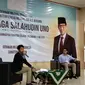 Sandiaga Uno saat menghadiri seminar milenial di Universitas Muhammadiyah Palembang, Sumatera Selatan (Liputan6.com / Nefri Inge)