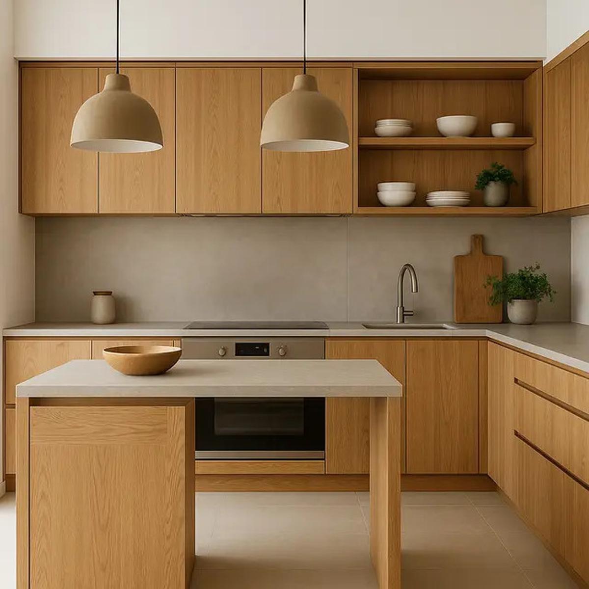 7 Tren Desain Dapur 2025, Perpaduan Modern dan Sentuhan Alami