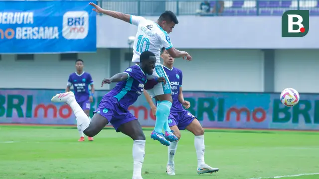 Foto: 2 Gol Alexandro Santos Tuntaskan Dendam PSBS Biak Atas Persita Tangerang di BRI Liga 1