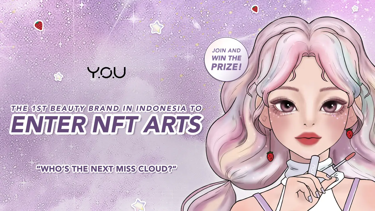 Kolaborasi Pertama Brand Kecantikan dengan NFT Art, YOU Beauty Luncurkan Produk Lip Tint