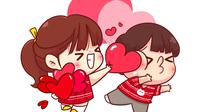 Ilustrasi cinta, gombal. (Photo created by mamewmy on Freepik)
