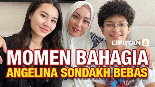 VIDEO: Momen Bahagia Angelina Sondakh Bertemu Aaliyah dan Keanu Massaid Usai Bebas