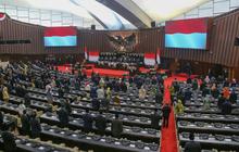 FOTO: Penampakan Kursi-Kursi Kosong Hiasi Sidang Paripurna MPR Akhir Masa Jabatan Periode 2019–2024