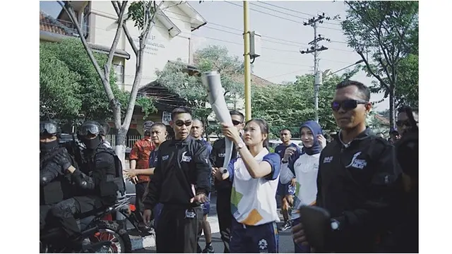 Pada Asian Games 2018 lalu, Nanda menjadi pembawa obor di Yogyakarta.