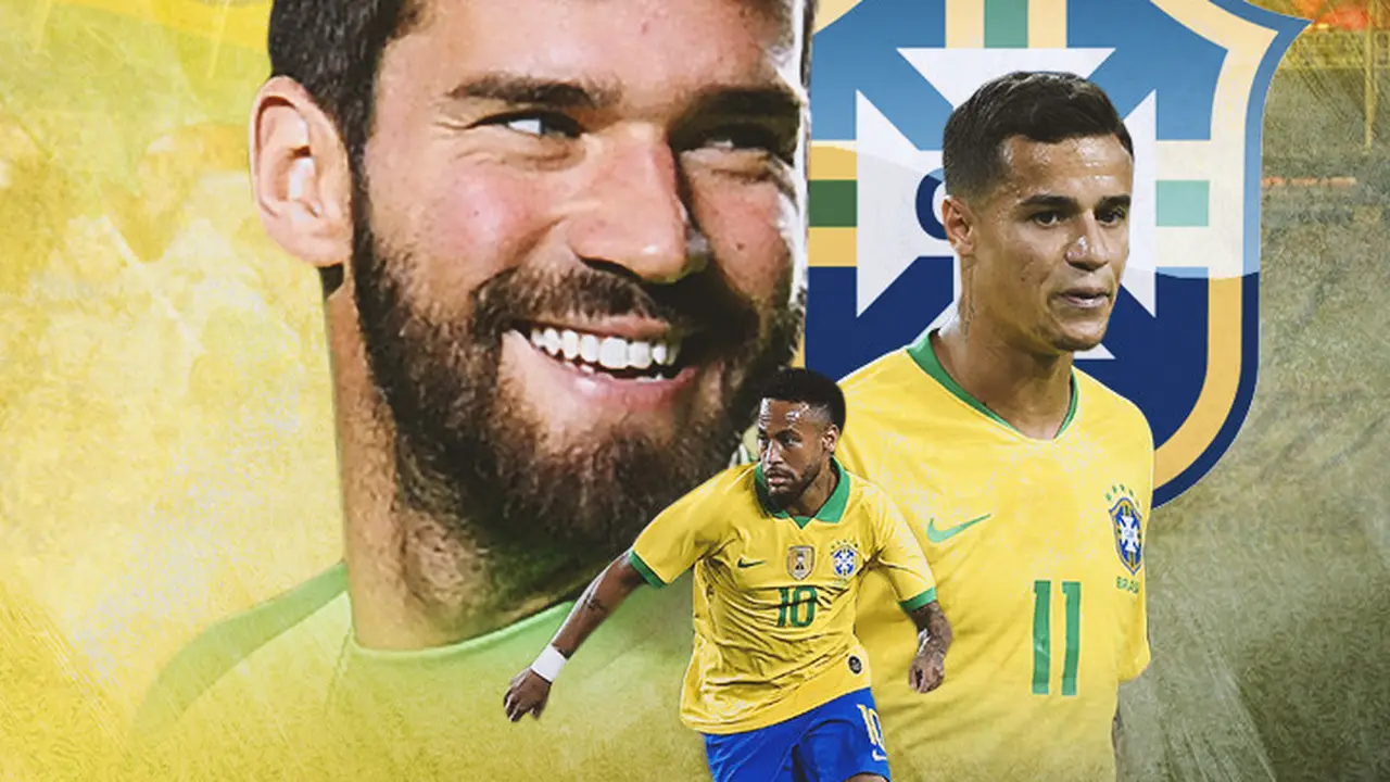 Brasil - Neymar, Philippe Coutinho, Alisson Becker