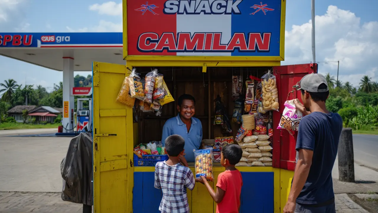 Ide Usaha Modal Kecil di Dekat SPBU (Foto: Reve  Art AI)