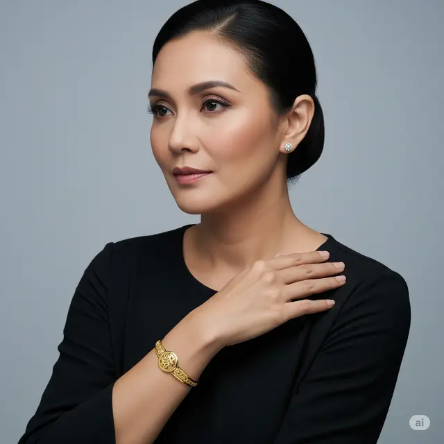 11 Model Gelang Ibu-Ibu Terpopuler 2025: Emas, Batu Permata, hingga Motif Batik!