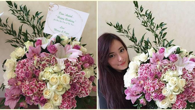 Bunga untuk Asmirandah dari Mama dan Papa - Celeb Bintang.com