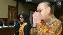 Mantan Wakil Ketua Komisi VII DPR Eni Maulani Saragih usai memberikan kesaksian pada sidang lanjutan terdakwa Johannes Budisutrisno Kotjo di Pengadilan Tipikor Jakarta, Kamis (11/10). Eni bersaksi di sidang kasus PLTU Riau-1 (Liputan6.com/Herman Zakharia)