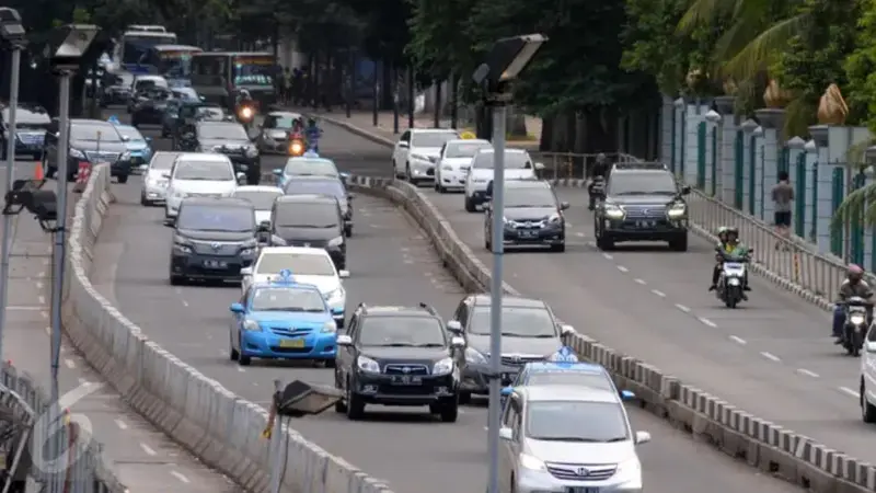 Ganjil genap di Jakarta.