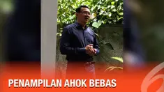 Basuki Tjahaja Purnama (BTP) telah resmi keluar dari penjara. Begini penampilan BTP usai keluar dari dalam penjara.