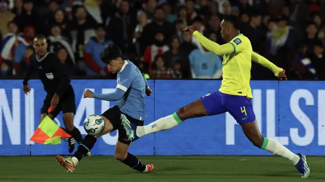 Hasil Uruguay vs Brasil Kualifikasi Piala Dunia