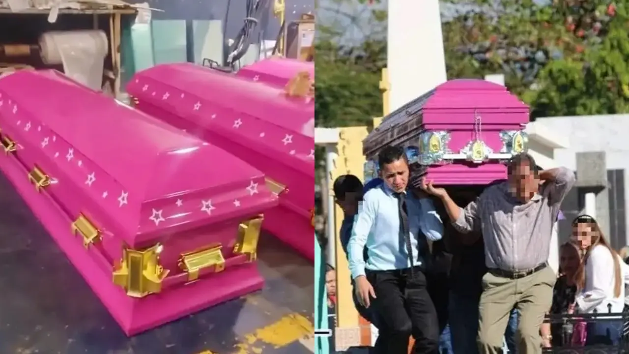 Peti Mati Bertema Barbie Warna Merah Muda
