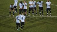 SUSAH PULANG - Timnas Argentina kesulitan pulang ke kampung halamannya usai kalah di final Copa America 2015. (REUTERS/Ricardo Moraes)
