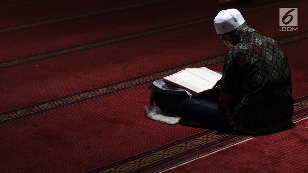 Suasana Malam Takbiran di Masjid Istiqlal Jakarta