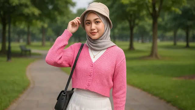 7 Model Cardigan Rajut Warna Pink yang Cocok untuk Wanita yang Ingin Tampil Aesthetic, Manis dan Stylish Sepanjang Hari