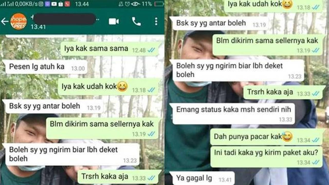 7 Chat Kocak Kurir dengan Pelanggan, Ada yang Cari Jodoh