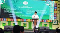 Ketua Umum PBNU, Yahya Cholil Staquf, di Haul Pondok Buntet Pesantren Cirebon, Jawa Barat, Sabtu (2/8/2025) (Istimewa)