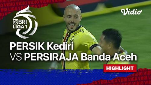 VIDEO: Dua Gol Youssef Ezzejjari Bawa Persik Kediri Kalahkan Persiraja Banda Aceh di Pekan 27 BRI Liga 1