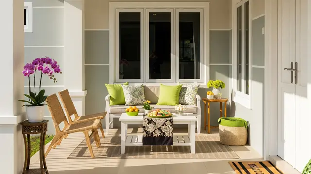 Ide Makeover Teras Rumah Jelang Lebaran (AI)