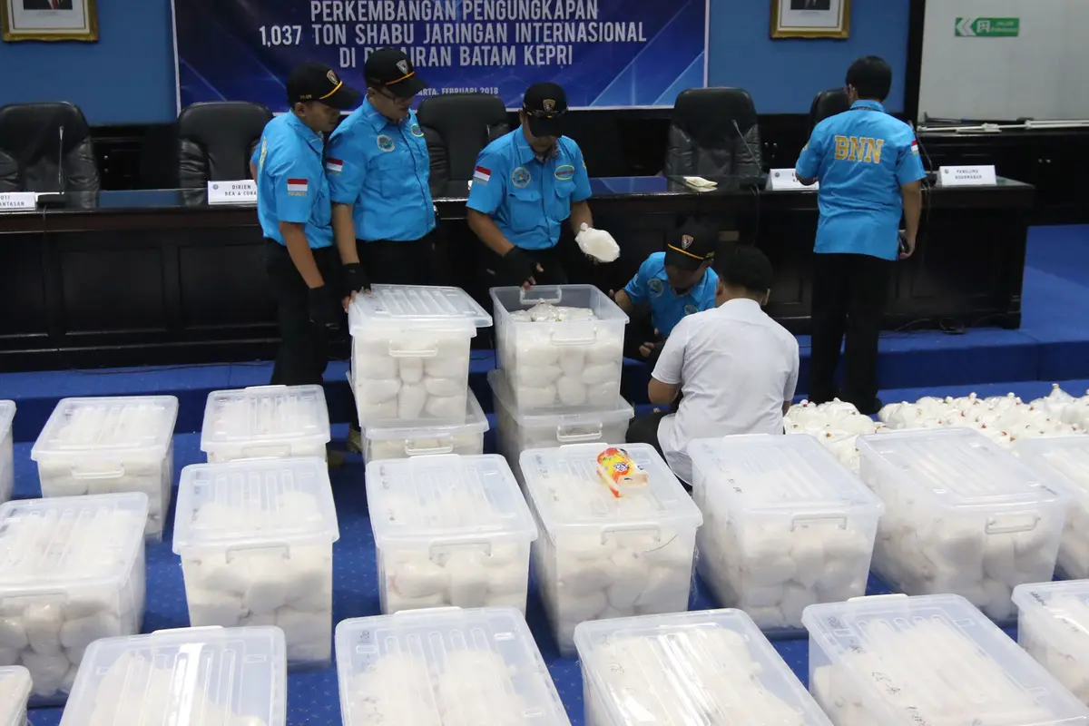 BNN Gagalkan Penyelundupan 1 Ton Sabu di Batam