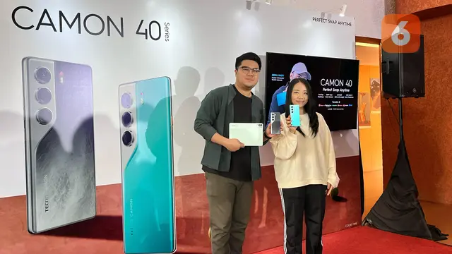 Peluncuran Tecno Camon 40 Series. Liputan6.com/Reanthonio Oktovier Sinanu