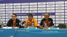 Chef de Mission and Deputi President of The Olympic of Malaysia, Dato Seri Abdul Azim Mohd Zabidi, mengatakan pertemuan negaranya melawan Indonesia sangat dirindukan. (Bola.com/Riskha Prasetya)