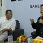 Diskusi yang bertemakan "Pilpres 2014 Berkoalisi atau Berkoalitas ?" dimoderatori oleh Effendi Ghazali, Jakarta Selatan, Rabu (14/5/2014) (Liputan6.com/Andrian M Tunay)