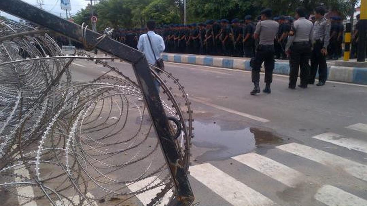Walau sepi, Pilkada Bangkalan tetap dijaga polisi