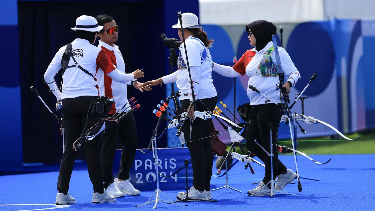 Panahan Olimpiade Paris 2024: Perempatfinal Beregu Putri, Indonesia vs China