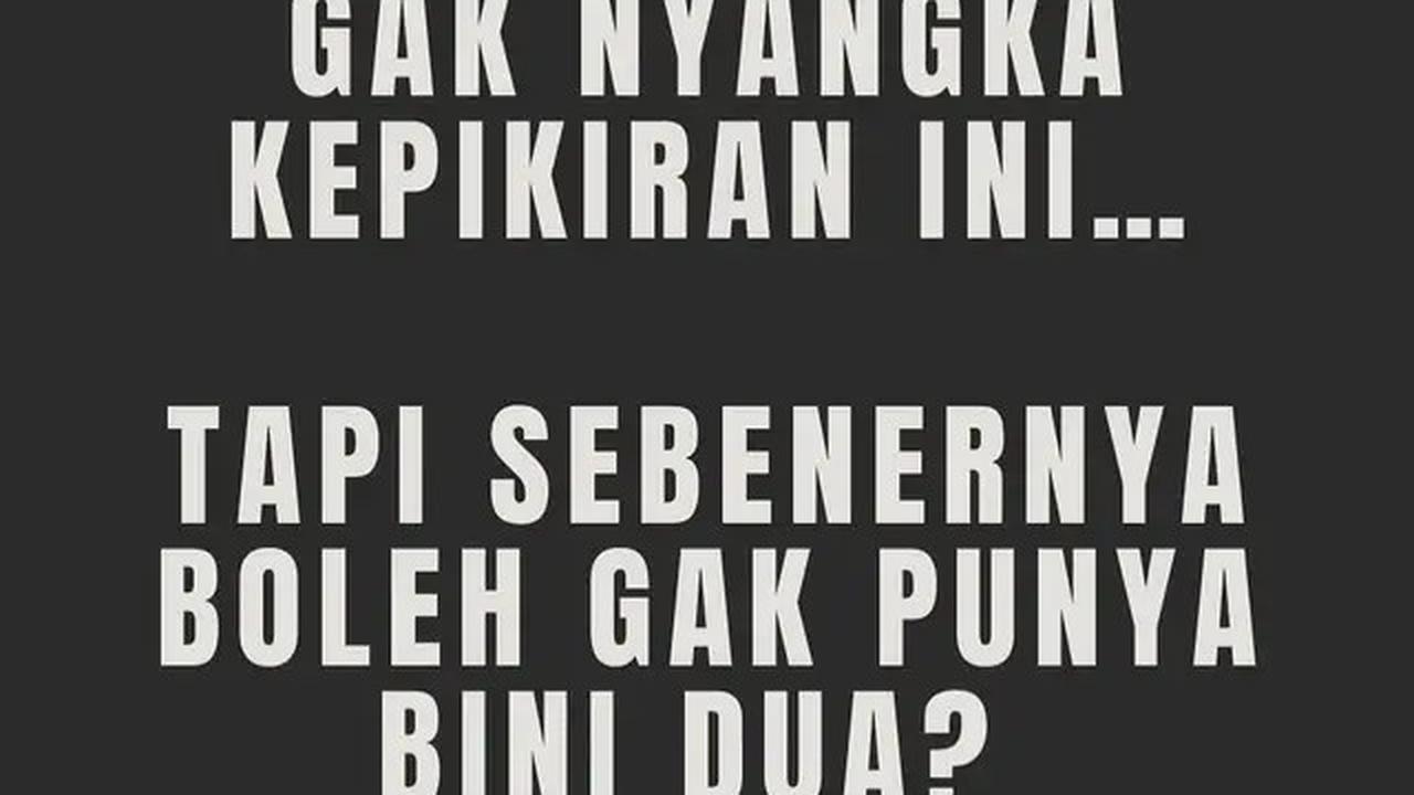Baim Singgung Istri Dua