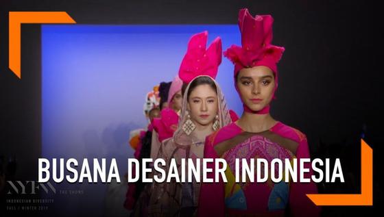 VIDEO: Koleksi 4 Desainer Indonesia di NYFW 2019 Bikin Miss USA Terpukau