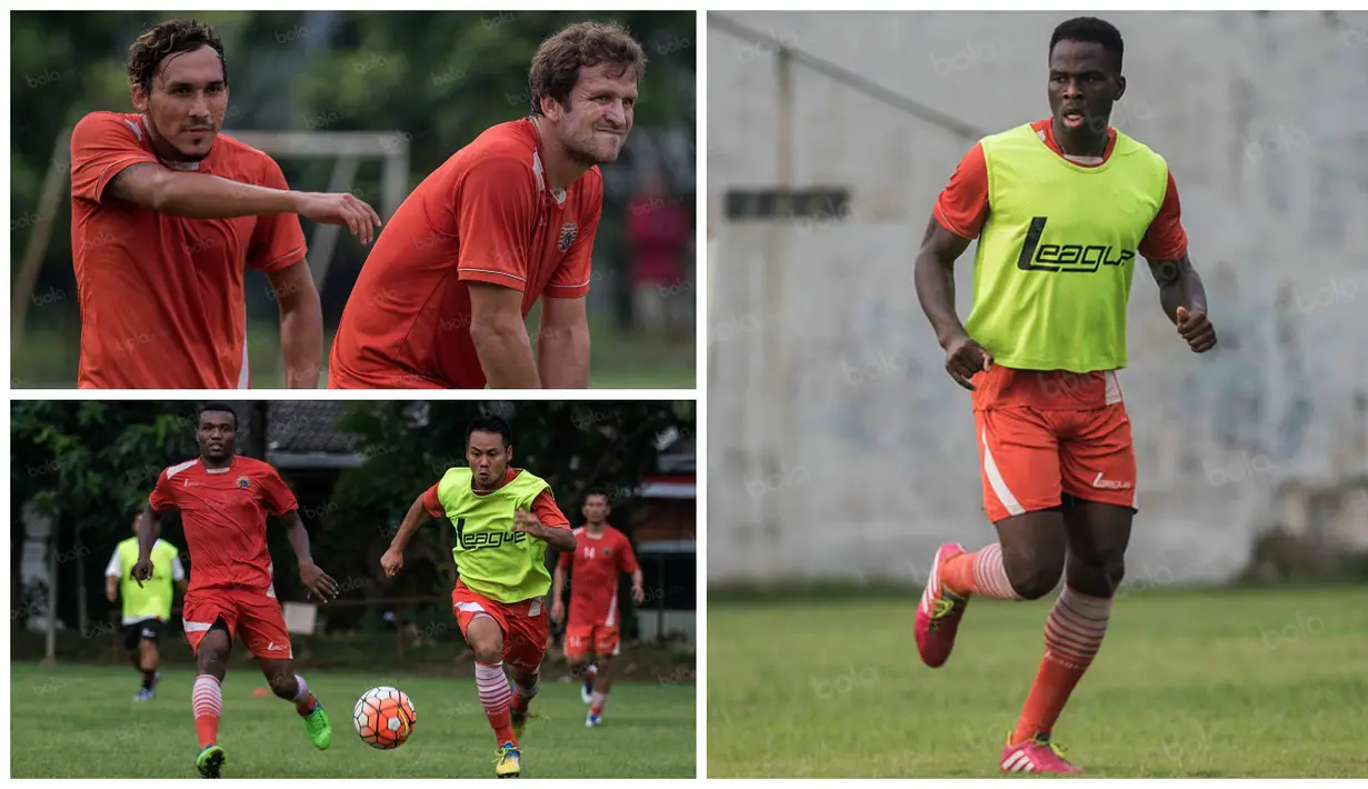 Pada bursa transfer Torabika Soccer Championship 2016, Persija Jakarta berencana melakukan pembenahan skuat dengan menambah pemain asing. Berikut 5 pemain asing yang sedang mengikuti seleksi bersama Macan Kemayoran. (Bola.com/Vitalis Yogi Trisna)
