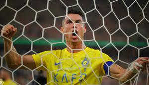 Gol tunggal Cristiano Ronaldo berhasil membawa Al Nassr meraih kemenangan atas Al Ahli pada laga pekan ke-24 Saudi Pro League musim ini di King Abdullah Sports City, Jeddah, Sabtu (16/3/2024) dini hari WIB. (dok. Al Nassr)