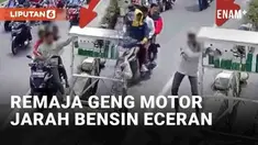 Aksi kriminal oleh remaja terekam CCTV disebut terjadi di Deli Serdang, Sumatera Utara. Rombongan remaja diduga geng motor menjarah bensin eceran saat konvoi di jalan pada Kamis (30/11/2023). Beberapa pelaku mengambil botol bensin tanpa rasa takut.