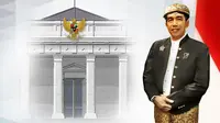 Jokowi Berpakaian adat jawa 