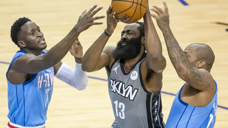 James Harden melawan Rockets di lanjutan NBA