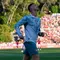 Ekspresi Cristiano Ronaldo usai melewatkan sebuah peluang emas di laga Portugal vs Chili, Minggu (7/6/2026) (AP Photo/Armando Franca)