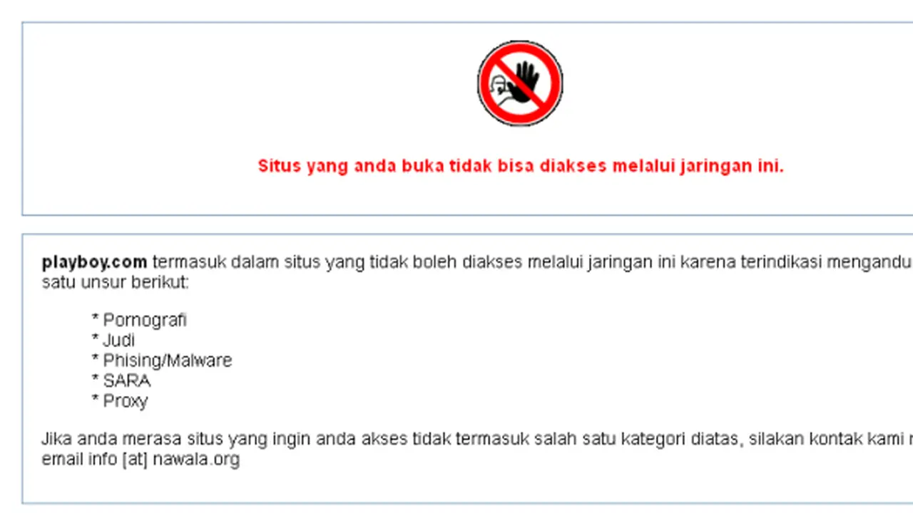 Blokir Konten Negatif, Kominfo Minta Masukan Masyarakat