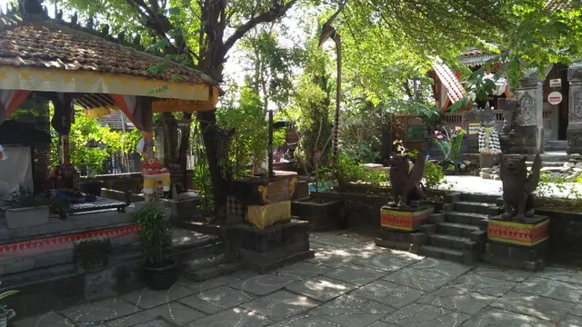 Objek wisata bernuansa Bali di Grobogan. (Foto: Liputan6.com/Felek Wahyu)