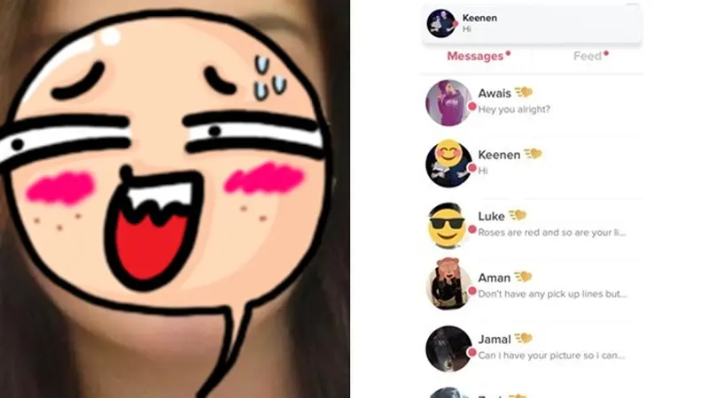 Efek Swap Gender Filter, Pria Ini Ditaksir Lebih Dari 400 Pengguna Tinder