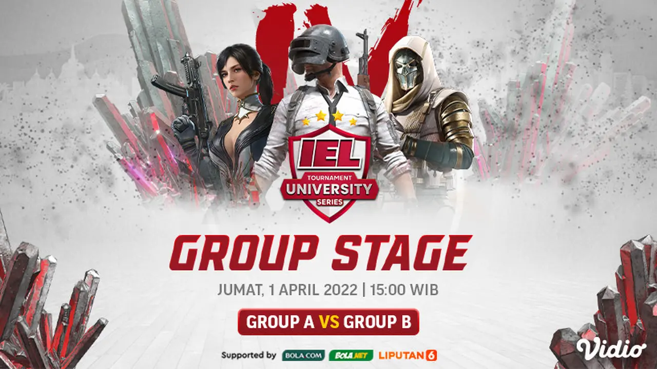 Saksikan Live Streaming IEL University Season 4 PUBGM Group Stage Pekan Ketujuh di Vidio, 1 April 2022