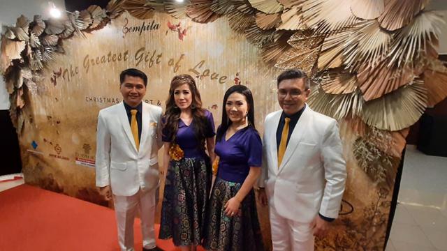 Joy Tobing menyanyi di Konser Para Gempita The Greatest Gift Of Love (Liputan6.com/ Hernowo Anggie)